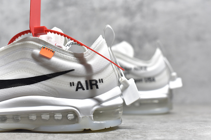 Authentic OFF-WHITE x Nike Air Max 97 White GS